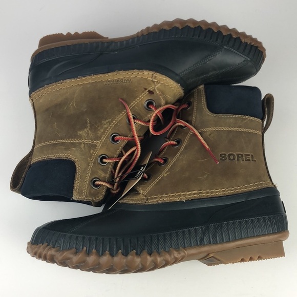 Sorel Cheyanne Lace Full Grain Men’s Rain / Snow Rubber Duck Boots - Picture 9 of 13